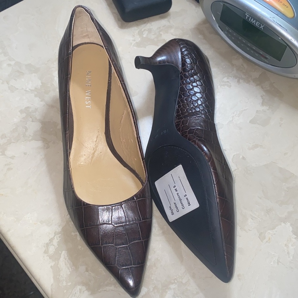 Nine West Oaks brown croc - Picture 5 of 8